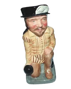 Jarra Personaje Royal Doulton 'Sir Francis Drake' D6660 1ª Calidad - Imagen 1 de 8