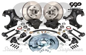 63-70 CHEVY C10 PICKUP TRUCK 2.5" DROP SPINDLE DISC BRAKE CONVERSION KIT 5 LUG - Picture 1 of 5