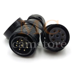 SA28 WEIPU 8Pin Panel Mount IP68 Waterproof Multipole Plug & Socket Connectors - Picture 1 of 7
