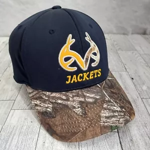 Georgia Tech Yellow Jackets Hat Real Tree Cap One Size Fitted Top Of the World - Picture 1 of 14