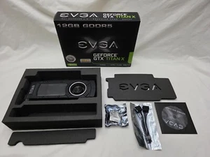 NVIDIA EVGA GeForce GTX Titan X Graphics Card 12G-P4-2990-KR 12GB Gaming - Afbeelding 1 van 12