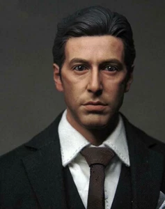 1/6 The Godfather Al Pacino Head Sculpt Michael Corleo For 12'' Figure Body Toy - Picture 1 of 4