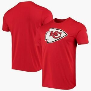 Kansas City Chiefs Mens New Era Combine Authentic Logo Performance T-Shirt - NWT