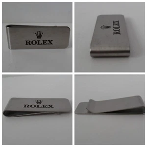 Rolex Money Clip - Iconic ROLEX Crown Logo - Stainless Steel - New Never Used - Picture 1 of 9