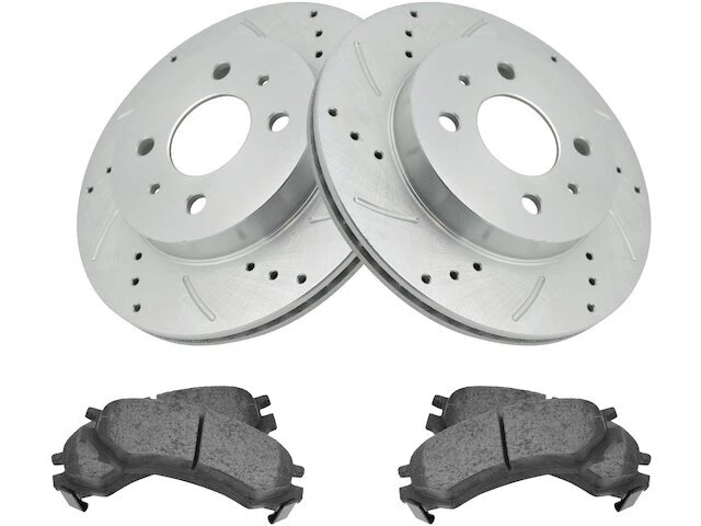 Комплект передних тормозных колодок и ротора DIY Solutions подходит для Saturn SL2 1991-2002 19SMGC - Изображение 1 из 1