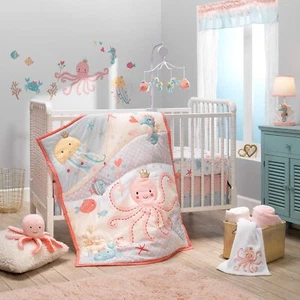 Bedtime Originals Ocean Mist Set di Biancheria da Letto per Culla 3 Pezzi, Multicolore - Foto 1 di 7