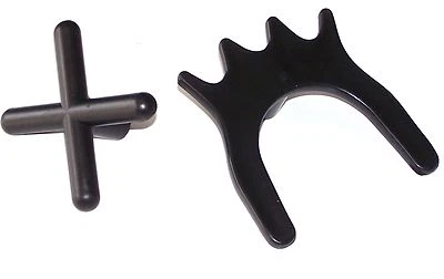 Pool Snooker Billiard Table Cue REST & SPIDER JIGGER Black Set RRP $19.90 - image 1 of 3