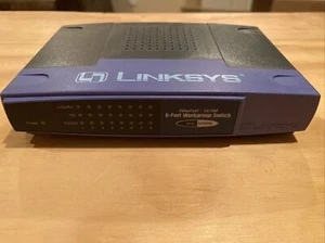 LINKSYS EZXS88W 8 PORT NETWORK SWITCH Free Shipping - Picture 1 of 3