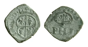 pcc1263_1) MILANO FILIPPO IV DI SPAGNA 1621-1665 Trillina 2° tipo Rara - Foto 1 di 1