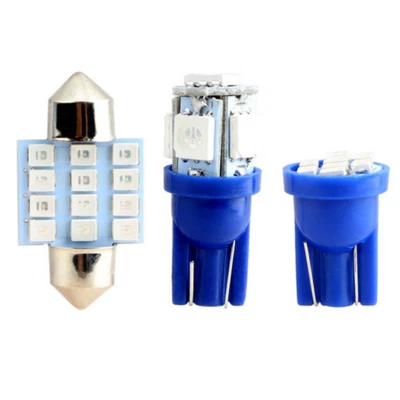 Car Reading Lights License Plate Light Bulbs Glove Box Lamp Set Interior Parts - Image 1 of 4