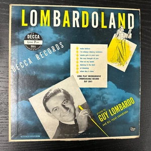 FREE SHIPPING! Vintage 1949 Guy Lombardo Royal Canadians 10” Record Lombardoland - Foto 1 di 6