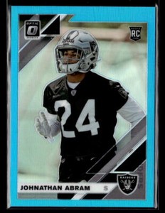 Johnathan Abram #'d /299 RC - 2019 Donruss Optic Aqua #11 Raiders