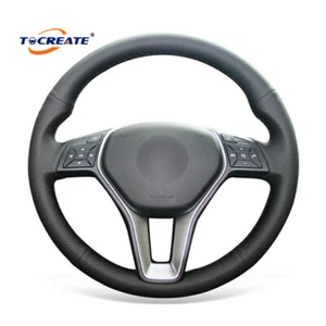  PU Leather Wheel Cover for Benz A-Class B-Class CLA-Class C-Class E-Class #TGXC - Foto 1 di 10