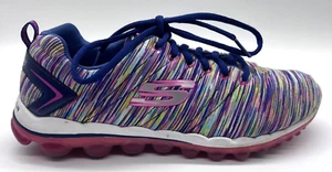 Skechers Skech-Air 2.0 Cyclones Womens US 9.5 Rainbow Stripe Sneakers 12108-NVMT - Picture 1 of 8