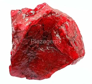 DYED NATURAL CERTIFIED 12500 CT AFRICAN ROUGH RED RUBY HUGE GEMSTONE EKP - Picture 1 of 12