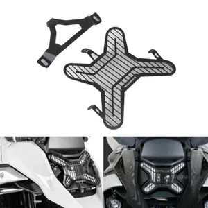 Black Front Headlight Guard Protector Housing Frame For BMW R1300GS 2023-2024 - Picture 1 of 9