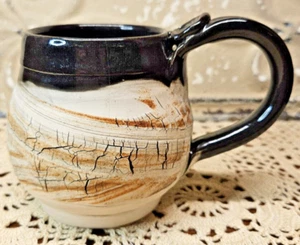 Artist Signed Hand Crafted Aspen Tree Style Coffee Tea Mug Cup 14 oz. - Bild 1 von 11
