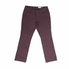 J. Hilburn Sueded Twill Pants Jeans 5 Pocket Purple Mens Size 35