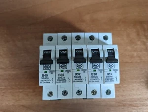 MK H59 MCB's - various (5) - Picture 1 of 1