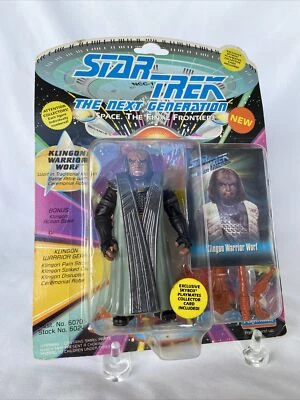 Playmates Star Trek Next Generation Klingon Warrior Worf Asst 6070 Stock Nº 6022 Foto 1 de 4