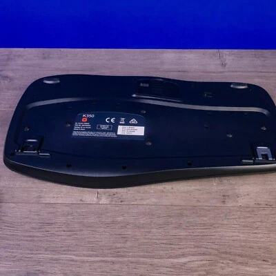Logitech Wireless Keyboard & Mouse Combo K350 + M510 Ergonomic Wave Design - Image 1 of 4