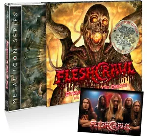Fleshcrawl-Structures of Death CD-Collectr Card/Sleeve 2025 Remaster Death Metal - Imagen 1 de 1