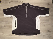 FootJoy DryJoys Tour Collection Men's Size XL 1/4 Zip Windbreaker Rain Jacket