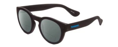Havaianas TRANCOSO/M Round Polarized BI-FOCAL Sunglasses in Black 49mm 41 OPTION - Image 1 of 4