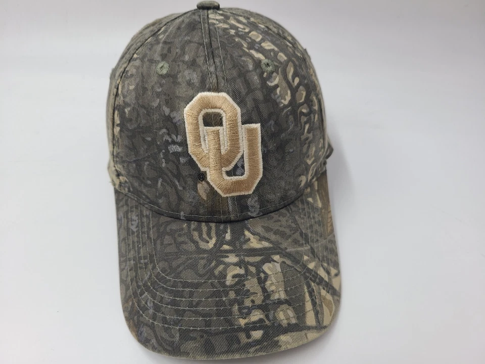 Gorra ajustable cautivadora camuflada Sooners University of Oklahoma NCAA Foto 1 de 4