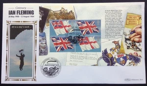 GB Benham 2008 James Bond Prestige Booklet Panel 4 on First Day Cover, Fleet St - Bild 1 von 3