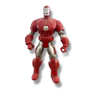 1995 Marvel Iron Man Action Figure ToyBiz Red Silver Armor 6” Vintage Loose - Picture 1 of 5