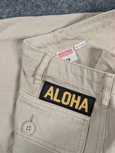 Birdwell Beach Britches SurfnWalk Canvas Shorts Mens 33 Drawstring Aloha NWT - Picture 1 of 9