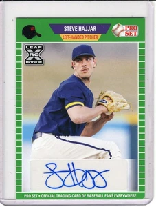 2021 LEAF PRO SET STEVE HAJJAR ROOKIE/RC AUTO #PSSH1 *GREEN* - Picture 1 of 1