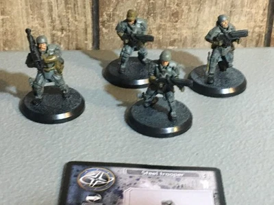 A31162 RACKHAM AT-43 UNA STEEL TROOPERS 4 PK MINI CON TARJETA Foto 1 de 4