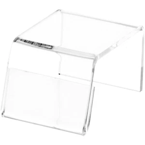 Plymor Clear Acrylic Sign-Holder Riser, 1.25" x 1.75" x 2.25" (1" x 1.75" Sign) - Picture 1 of 1