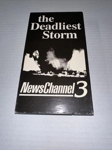 The Deadliest Storm VHS Vintage Andover Kansas Tornado Film 1991 - Picture 1 of 6