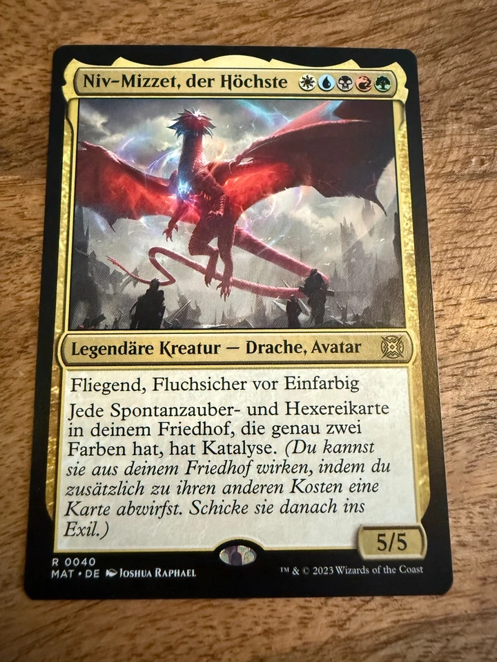 Niv-Mizzet, Supreme / Niv-Mizzet, der Höchste - March of the Machine -NM-DE- MTG - Bild 1 von 1