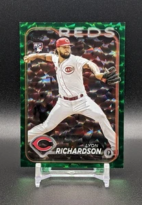 2024 Topps Series 2 #517 Lyon Richardson Rookie /499 Green Foil Reds - Picture 1 of 2
