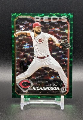 2024 Topps Series 2 #517 Lyon Richardson Rookie /499 Green Foil Reds - Image 1 of 2