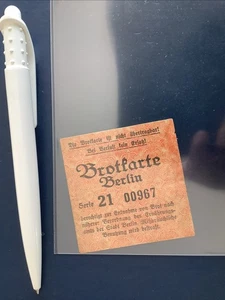 Brotkarte Berlin Deutsches Reich Serie 21 - Bild 1 von 2