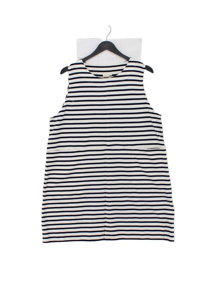 Vestido midi sin mangas BEYOND NINE L en blanco Foto 1 de 4