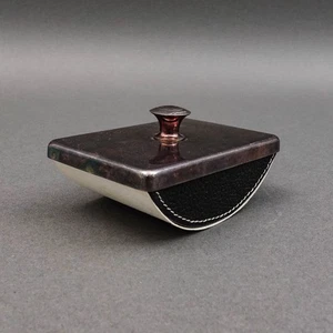 Accesorios de estilo de vida Mont Blanc cuero y secador de tinta plateado - Imagen 1 de 8