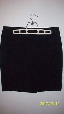 Damas Talla 9/10 Falda Negra Cremallera en la Espalda Abertura en la Espalda Bonita Cintura  Foto 1 de 4