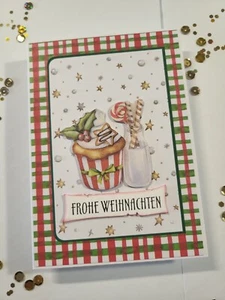 Weihnachtskarte Weihnachten Frohes Fest A6 Karte Winter  - Bild 1 von 3