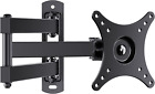 Perlegear TV Wall Bracket for Most 10-26 inch TVs or Monitors up to 20kg, Full