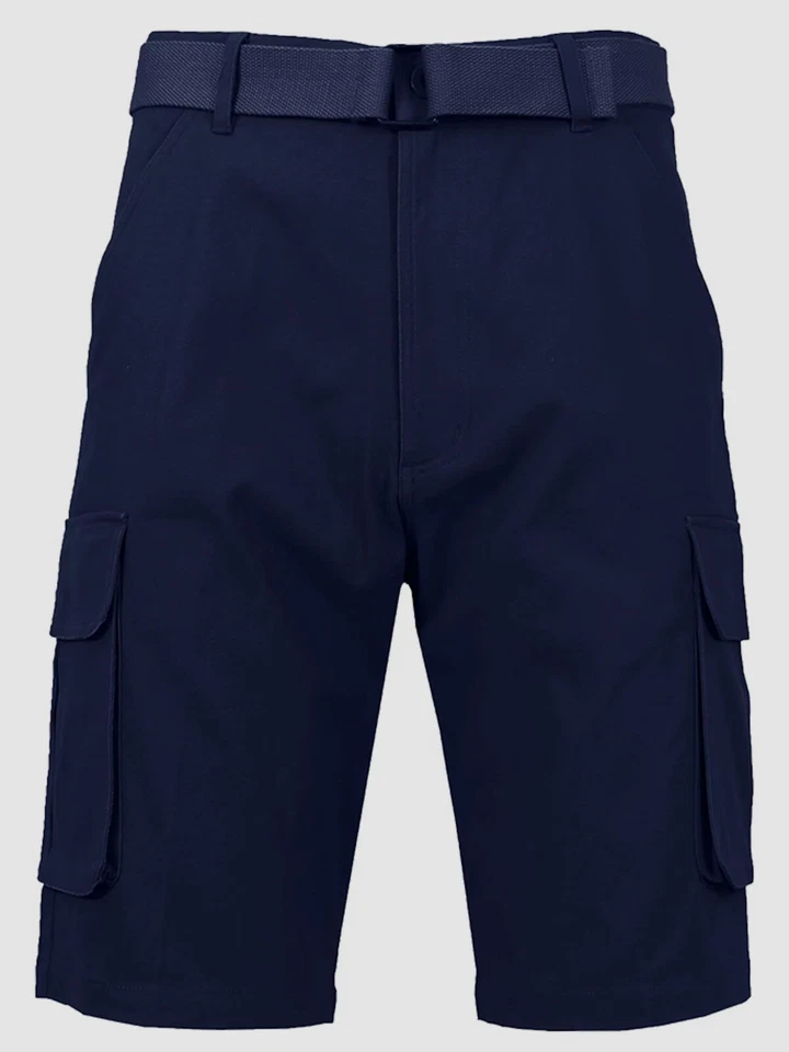 Shorts com cinto Wicked Stitch masculino azul bolsos cargo tamanho 32W US$ 36 - Imagem 1 de 1