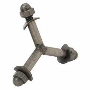 Tri Bolt with Washers Antique Nickel 1189-03 Tandy Leather - Picture 1 of 1