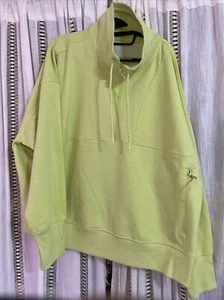 Old Navy Dynamic Fleece Half Zip Plus Size Women’s 4X Highlighter Yellow Active - Picture 1 of 4