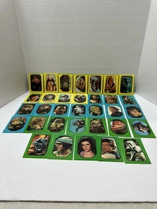 1983 Topps Star Wars Return of the Jedi Series 1 Complete 33 Sticker Card Set - Picture 1 of 6