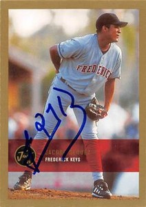Jacobo Sequea autographed baseball card (Reds) 2000 Just Minors Rookie #276